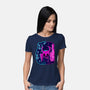 The Hollow Neon Knight-Womens-Basic-Tee-nickzzarto