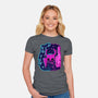 The Hollow Neon Knight-Womens-Fitted-Tee-nickzzarto