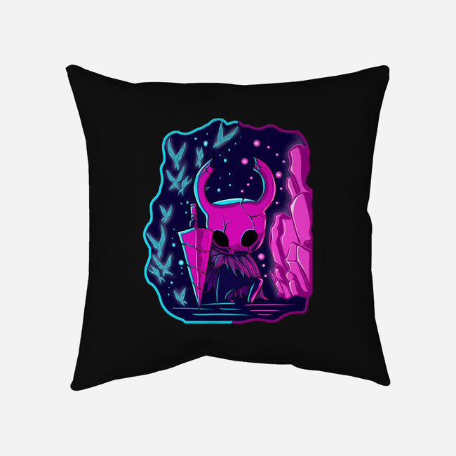 The Hollow Neon Knight-None-Removable Cover w Insert-Throw Pillow-nickzzarto