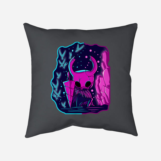 The Hollow Neon Knight-None-Removable Cover w Insert-Throw Pillow-nickzzarto
