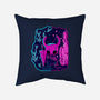 The Hollow Neon Knight-None-Removable Cover-Throw Pillow-nickzzarto