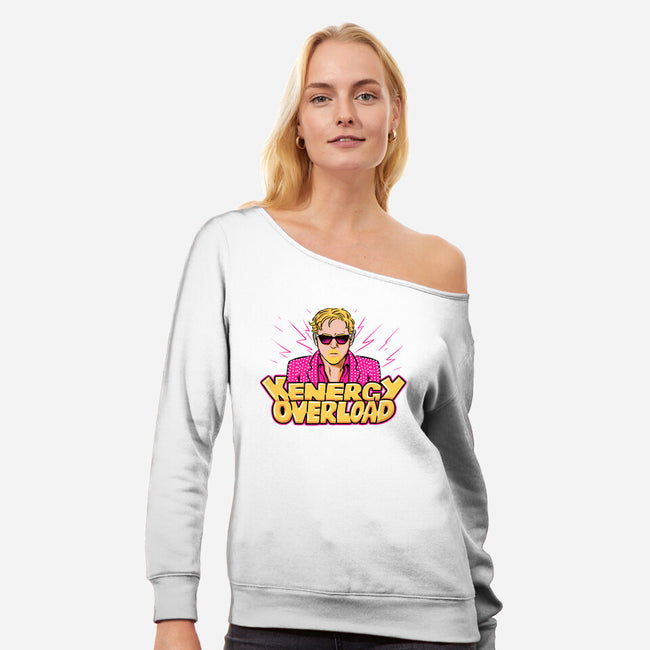 Kenergy Overload-Womens-Off Shoulder-Sweatshirt-naomori