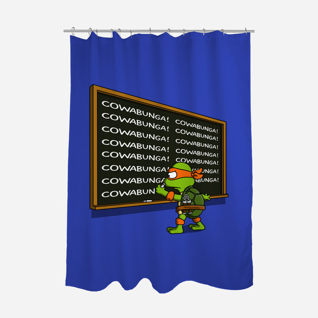 Cowabunga-None-Polyester-Shower Curtain-Barbadifuoco