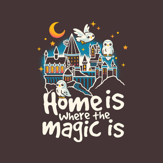 Home Is Where The Magic Is-None-Fleece-Blanket-NemiMakeit