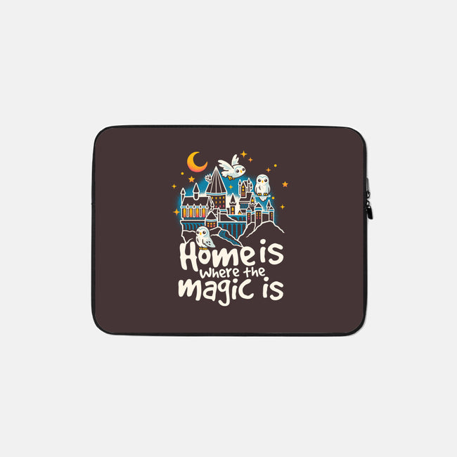 Home Is Where The Magic Is-None-Zippered-Laptop Sleeve-NemiMakeit