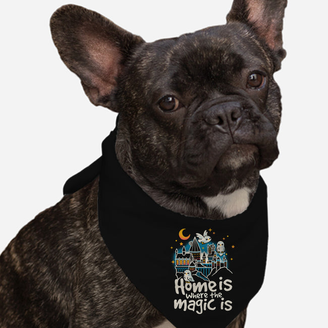 Home Is Where The Magic Is-Dog-Bandana-Pet Collar-NemiMakeit