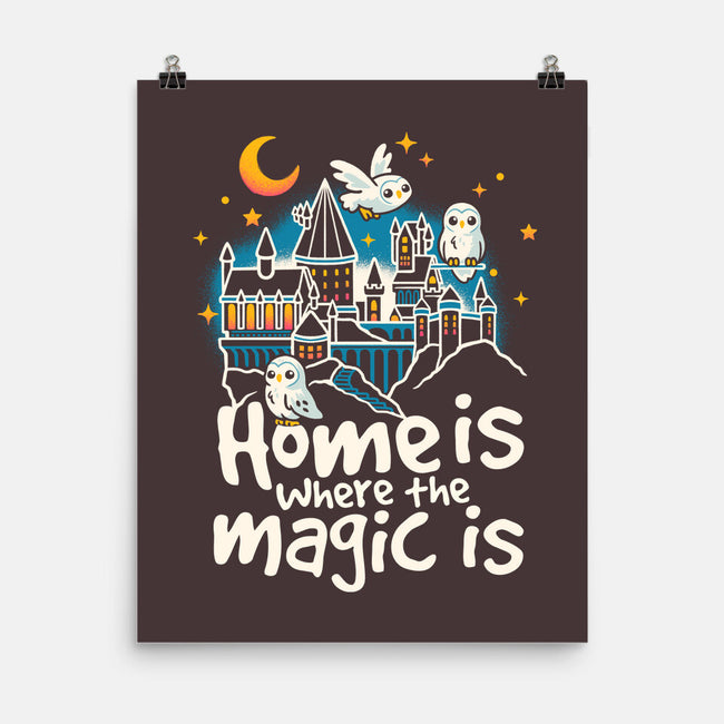 Home Is Where The Magic Is-None-Matte-Poster-NemiMakeit