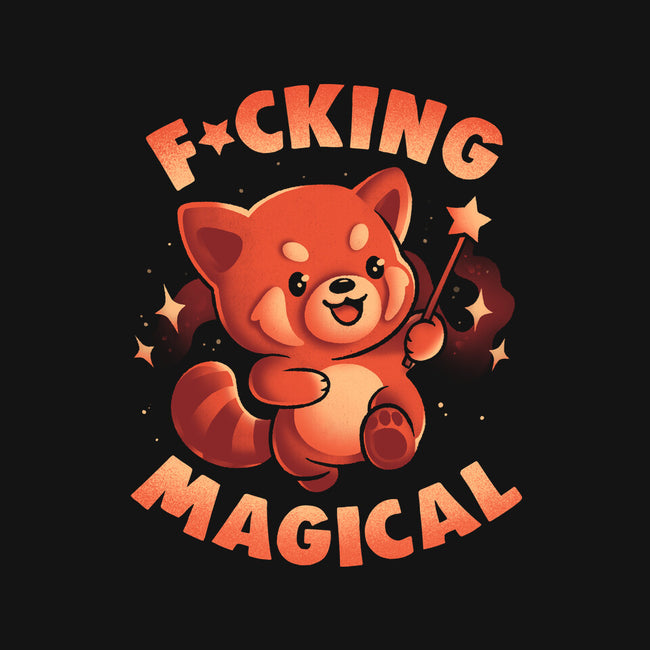 Red Panda Magic-Womens-Fitted-Tee-eduely