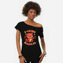 Red Panda Magic-Womens-Off Shoulder-Tee-eduely