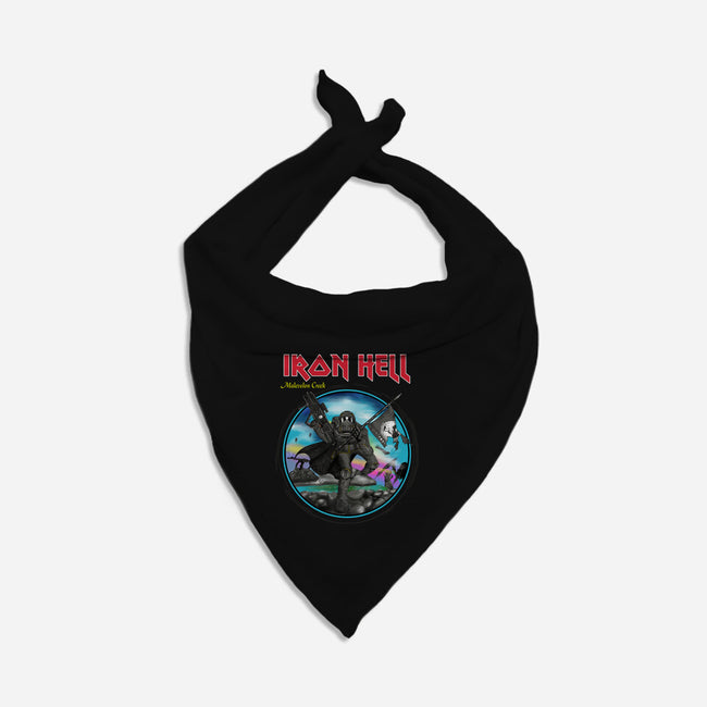 Iron Hell-Cat-Bandana-Pet Collar-rocketman_art