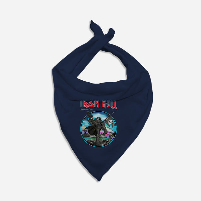 Iron Hell-Cat-Bandana-Pet Collar-rocketman_art