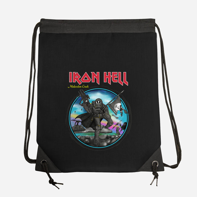 Iron Hell-None-Drawstring-Bag-rocketman_art