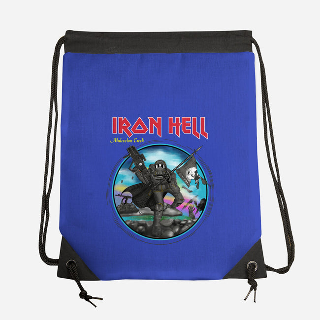 Iron Hell-None-Drawstring-Bag-rocketman_art