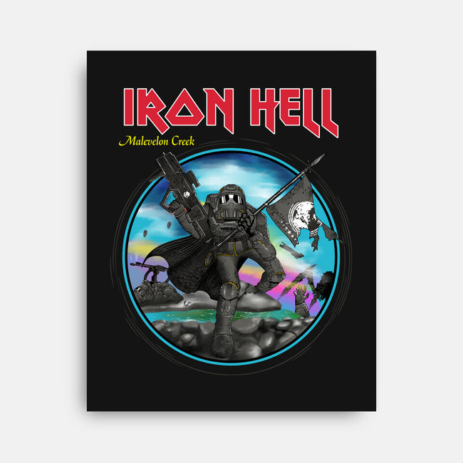 Iron Hell-None-Stretched-Canvas-rocketman_art