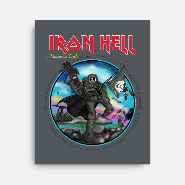 Iron Hell-None-Stretched-Canvas-rocketman_art