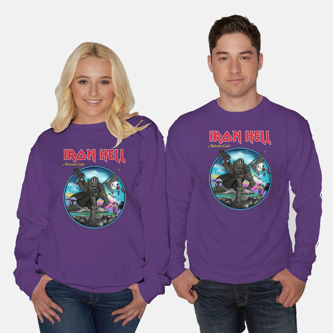 Iron Hell-Unisex-Crew Neck-Sweatshirt-rocketman_art