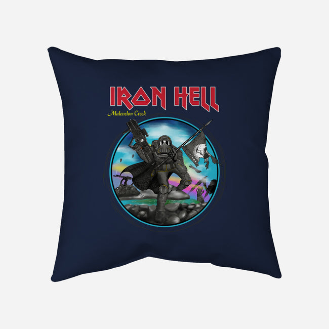 Iron Hell-None-Removable Cover w Insert-Throw Pillow-rocketman_art