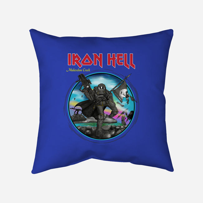 Iron Hell-None-Removable Cover w Insert-Throw Pillow-rocketman_art