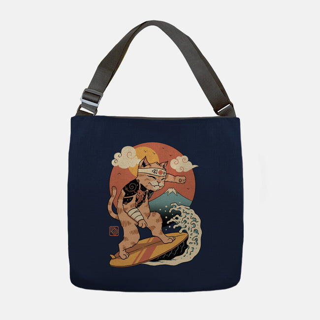 Meowster Surfer-None-Adjustable Tote-Bag-vp021