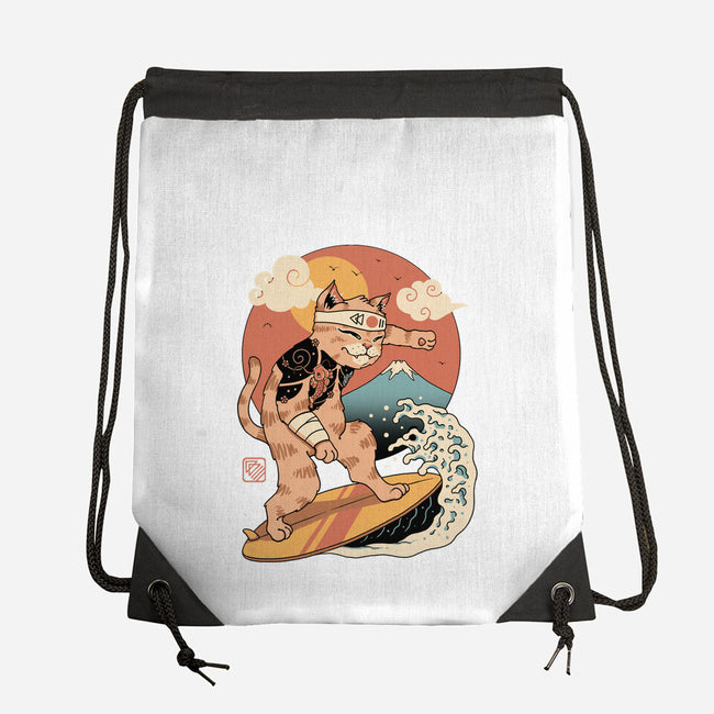 Meowster Surfer-None-Drawstring-Bag-vp021