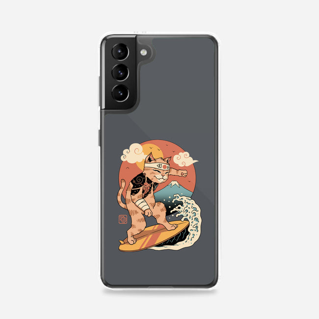 Meowster Surfer-Samsung-Snap-Phone Case-vp021