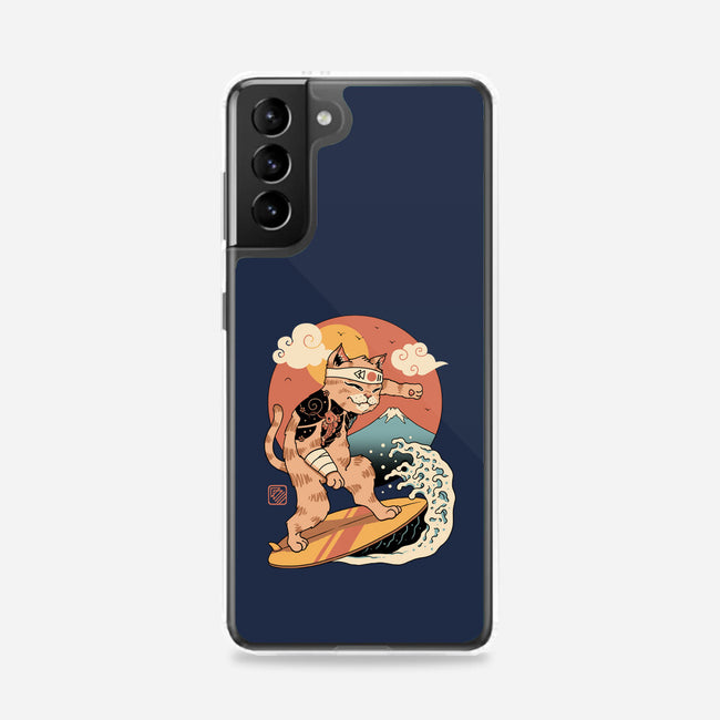 Meowster Surfer-Samsung-Snap-Phone Case-vp021