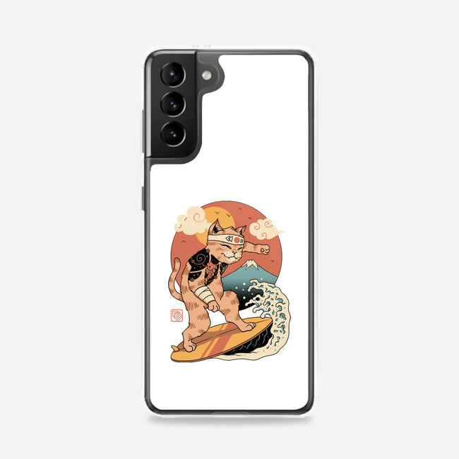 Meowster Surfer-Samsung-Snap-Phone Case-vp021