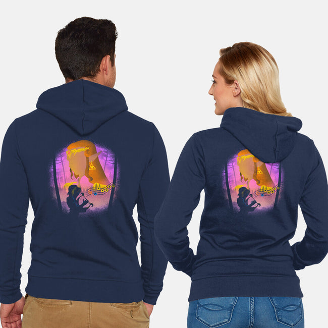 The Heroic Princess-Unisex-Zip-Up-Sweatshirt-Donnie