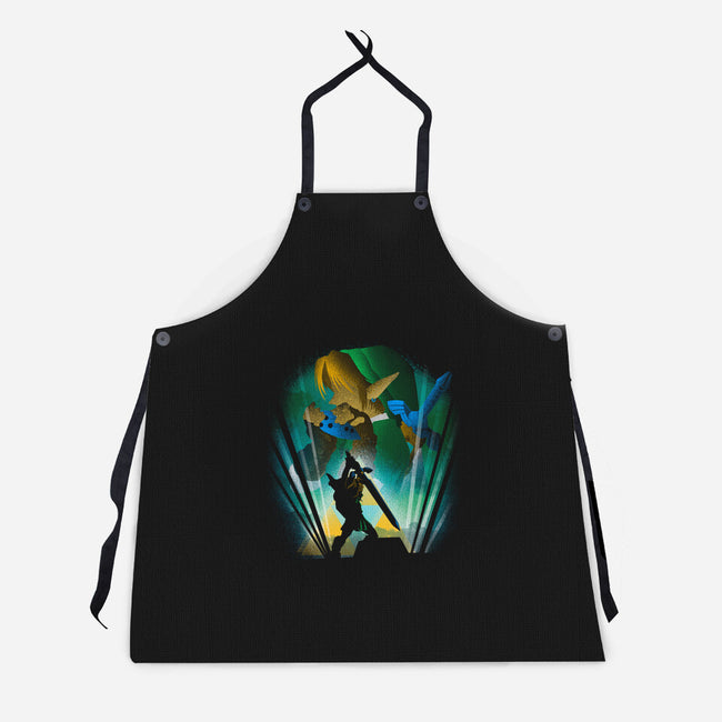 The Hero Of Time-Unisex-Kitchen-Apron-Donnie