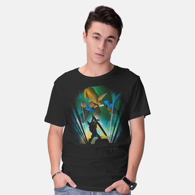 The Hero Of Time-Mens-Basic-Tee-Donnie