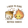 I Need To Make Better Choices-Womens-Fitted-Tee-kg07