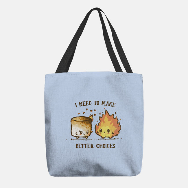 I Need To Make Better Choices-None-Basic Tote-Bag-kg07