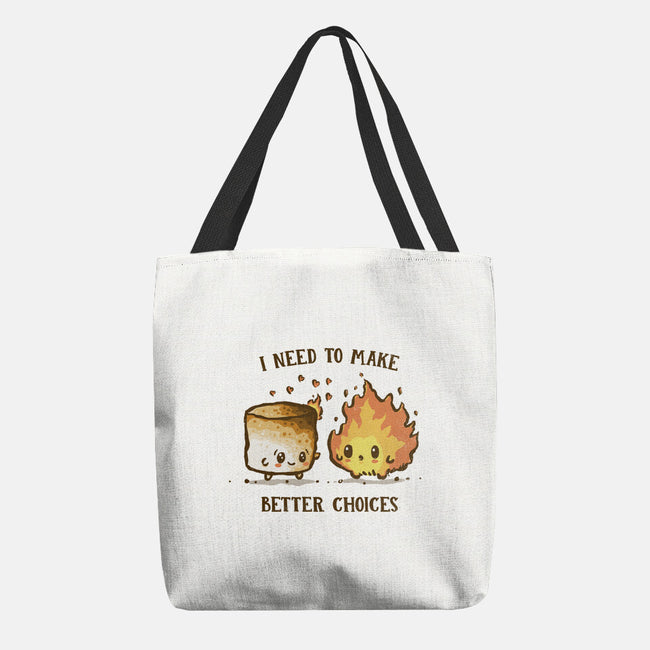 I Need To Make Better Choices-None-Basic Tote-Bag-kg07