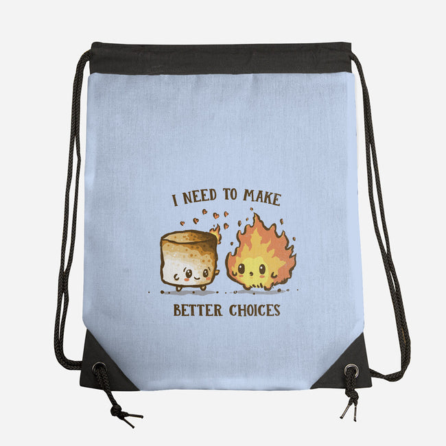 I Need To Make Better Choices-None-Drawstring-Bag-kg07