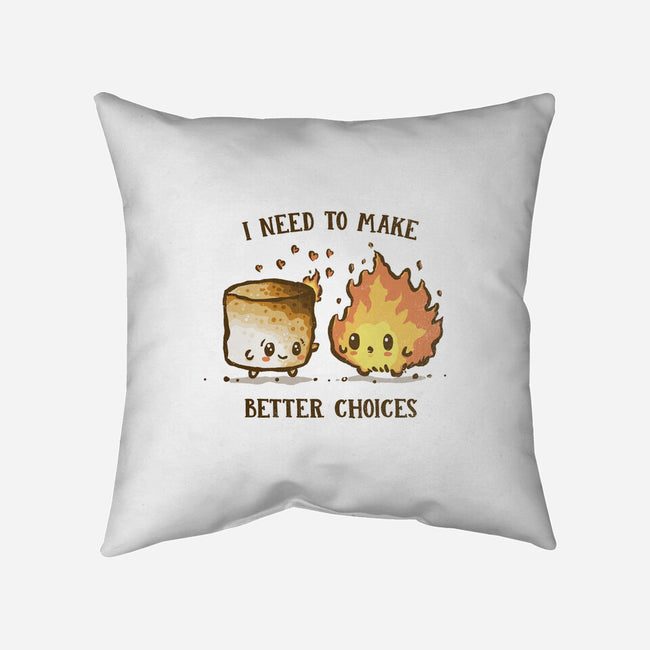 I Need To Make Better Choices-None-Removable Cover w Insert-Throw Pillow-kg07