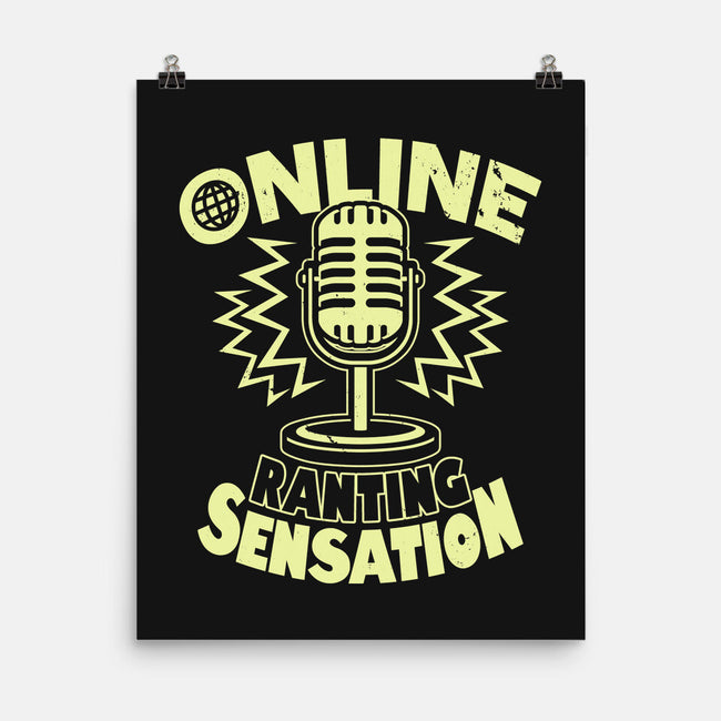 Online Ranting Sensation-None-Matte-Poster-Boggs Nicolas