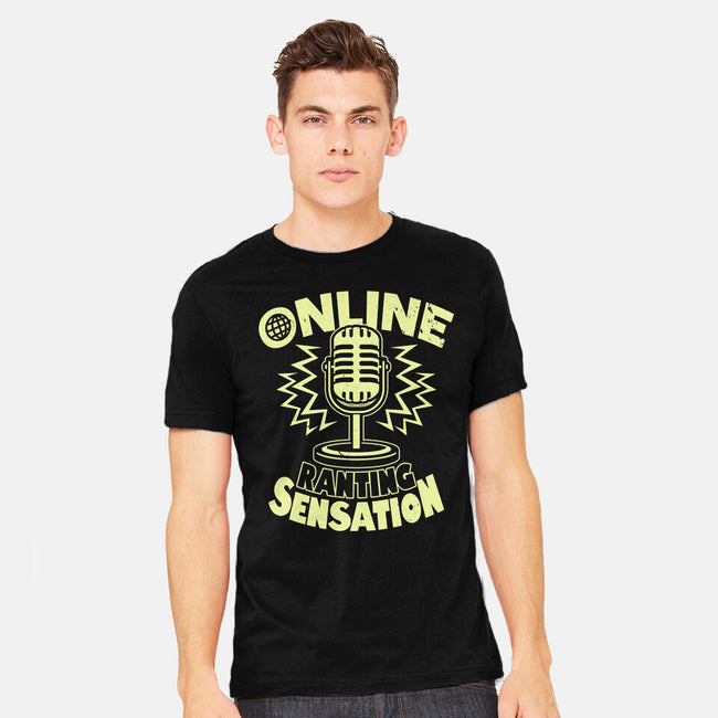 Online Ranting Sensation-Mens-Heavyweight-Tee-Boggs Nicolas