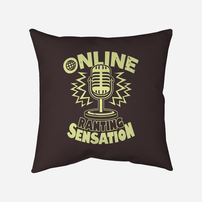 Online Ranting Sensation-None-Removable Cover w Insert-Throw Pillow-Boggs Nicolas