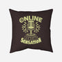 Online Ranting Sensation-None-Removable Cover-Throw Pillow-Boggs Nicolas