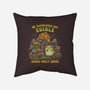 Edible Once-None-Removable Cover w Insert-Throw Pillow-kg07