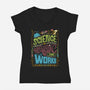 Magic But Real-Womens-V-Neck-Tee-tobefonseca