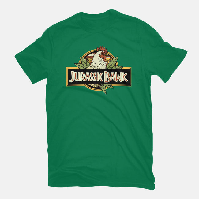 Jurassic Chicken-Womens-Fitted-Tee-tobefonseca