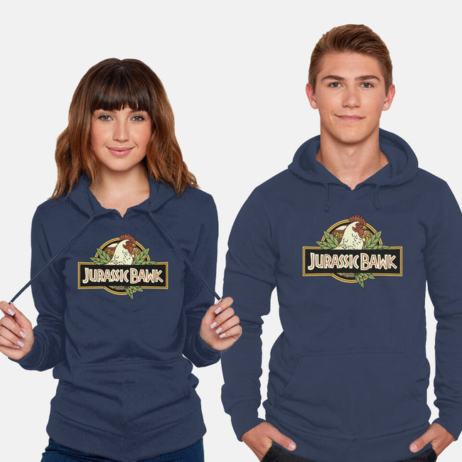 Jurassic Chicken-Unisex-Pullover-Sweatshirt-tobefonseca