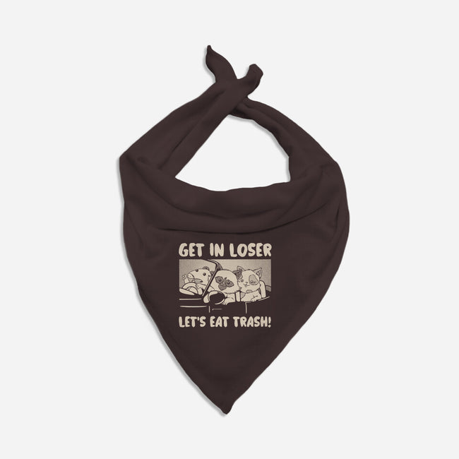 Let's Eat Trash-Dog-Bandana-Pet Collar-tobefonseca