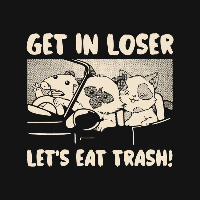 Let's Eat Trash-Womens-Off Shoulder-Sweatshirt-tobefonseca