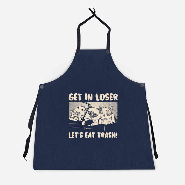 Let's Eat Trash-Unisex-Kitchen-Apron-tobefonseca