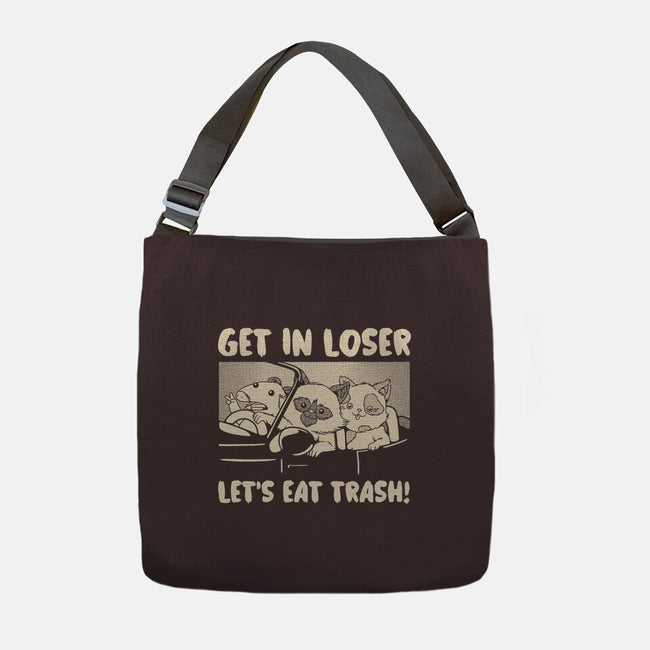 Let's Eat Trash-None-Adjustable Tote-Bag-tobefonseca