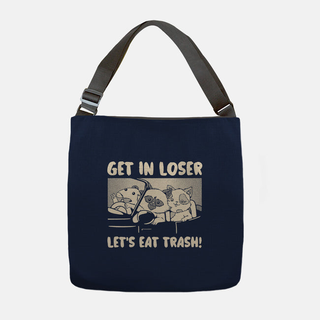 Let's Eat Trash-None-Adjustable Tote-Bag-tobefonseca