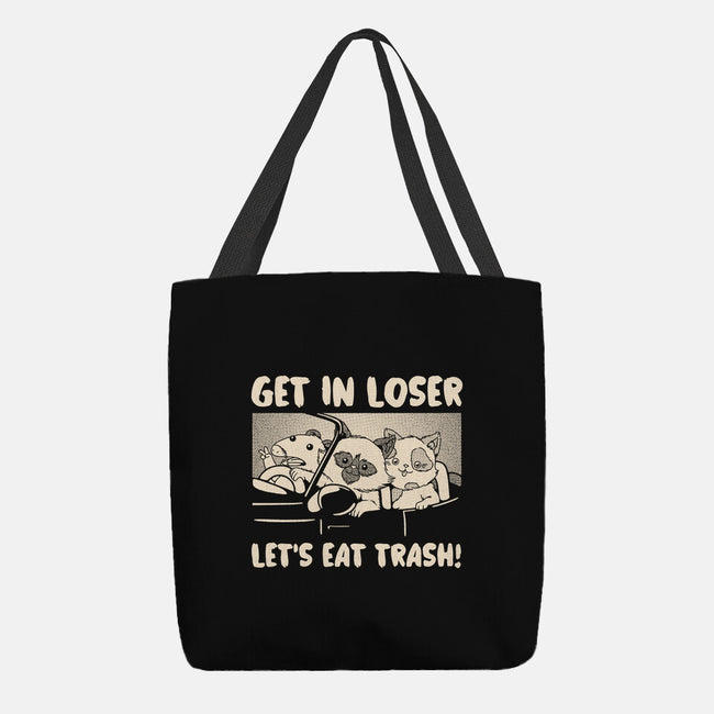 Let's Eat Trash-None-Basic Tote-Bag-tobefonseca