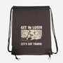 Let's Eat Trash-None-Drawstring-Bag-tobefonseca